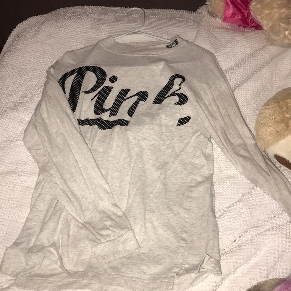 Pink long sleeve top